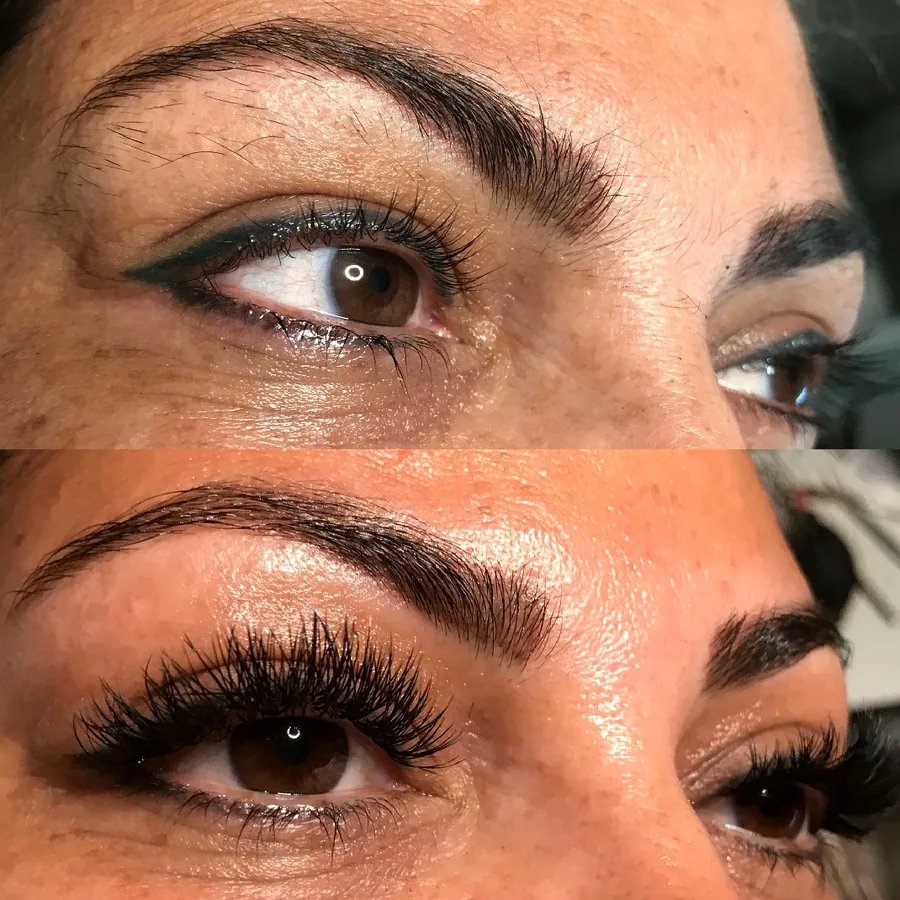 Contour Make-up Augen, Ergebnis aus dem Studio